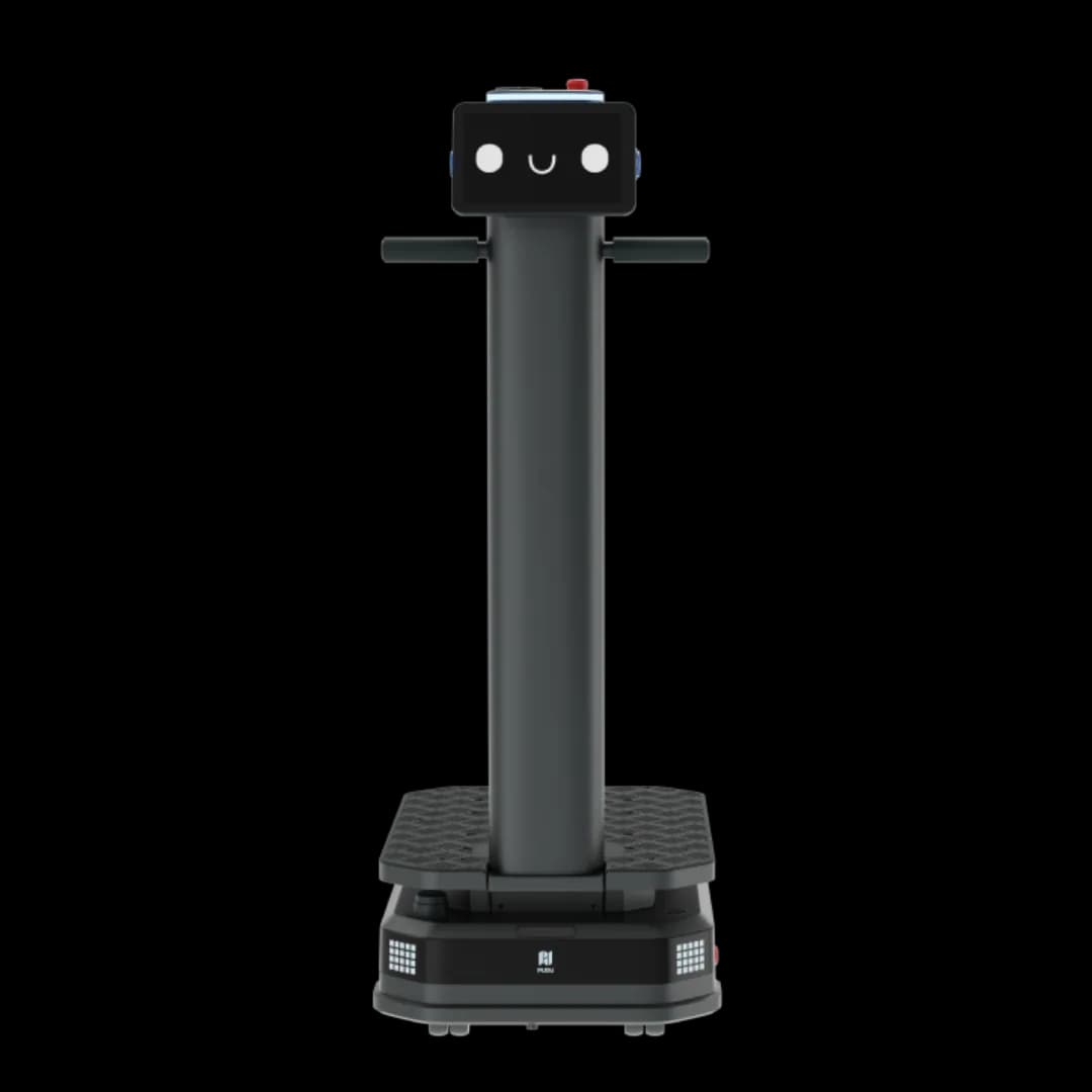 Industrieroboter PUDU AMR T150 mit transportierter Last